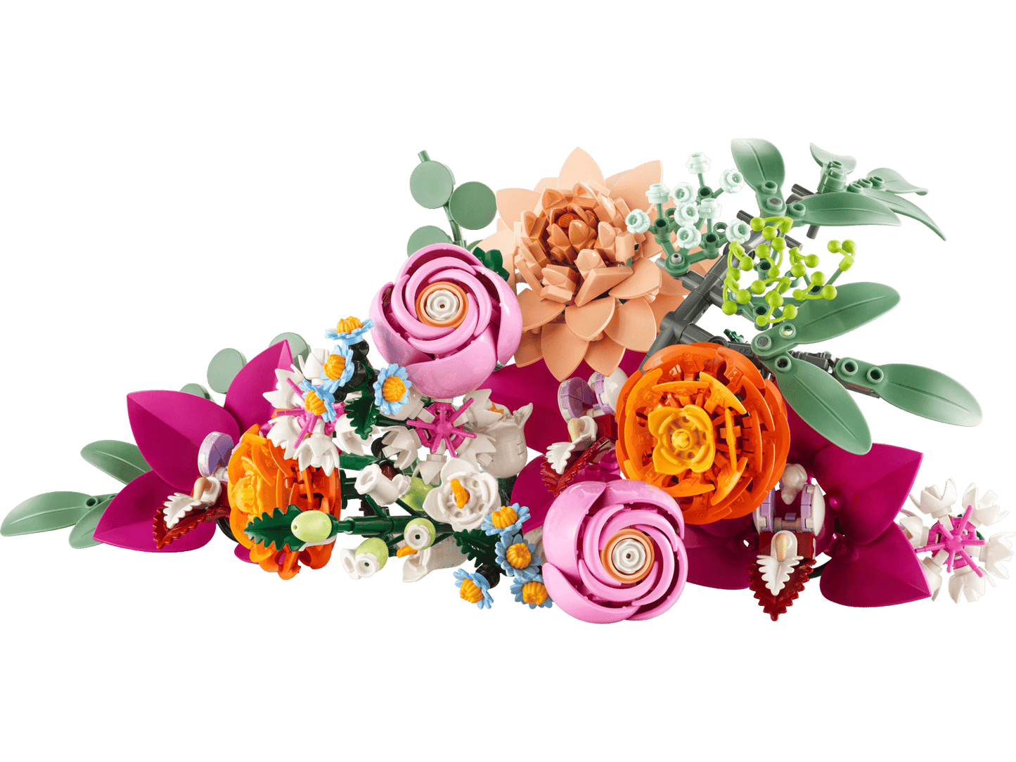 Pretty Pink Flower Bouquet (749 pcs)