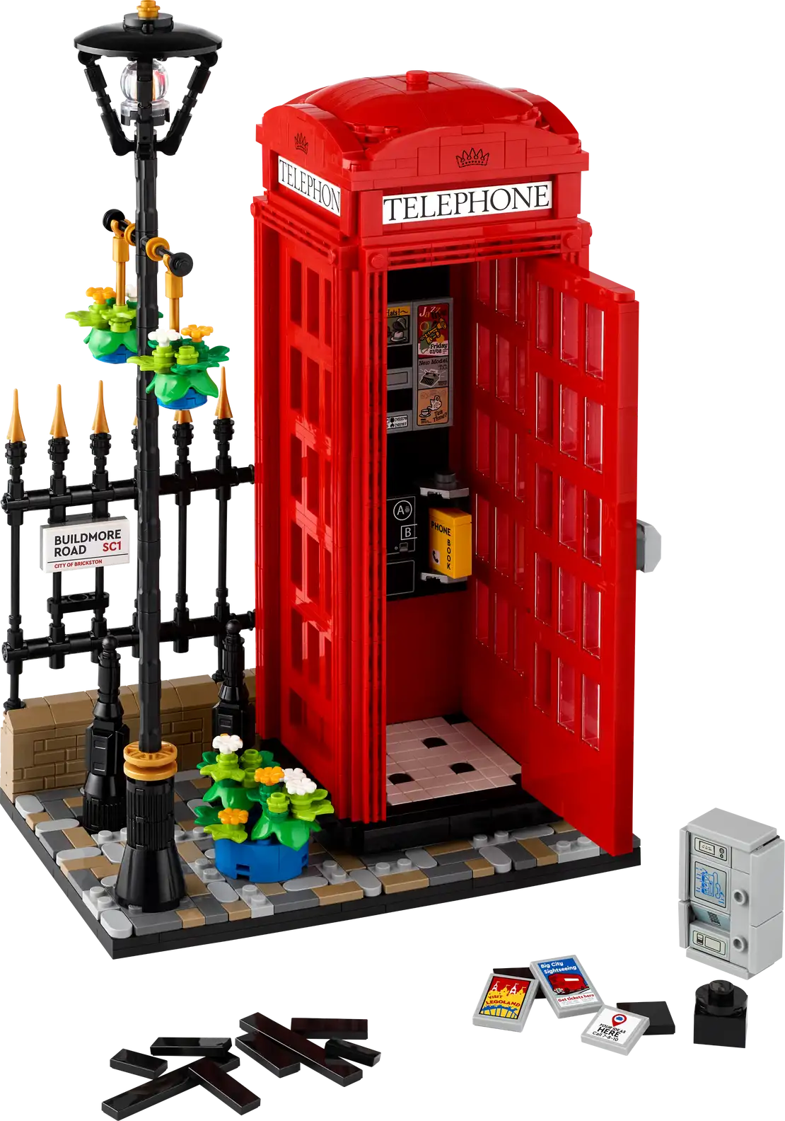 London Telephone Box(1460 pcs)