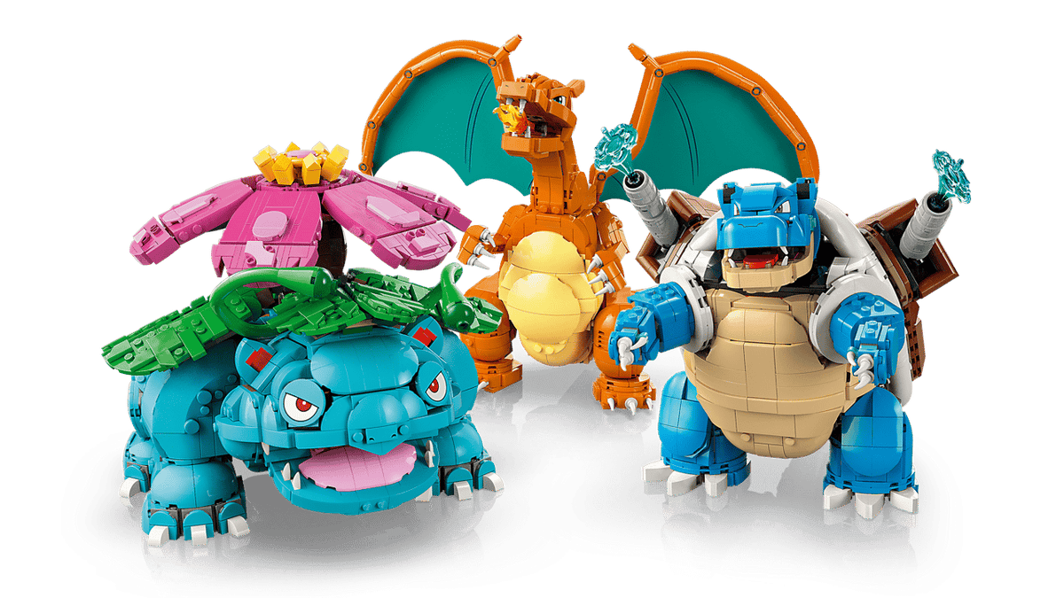 Venusaur, Charizard and Blastoise (6383 pcs)