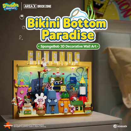 Spongebob wall display (with Led lights)