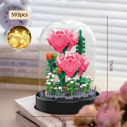 Pink Heart Roses