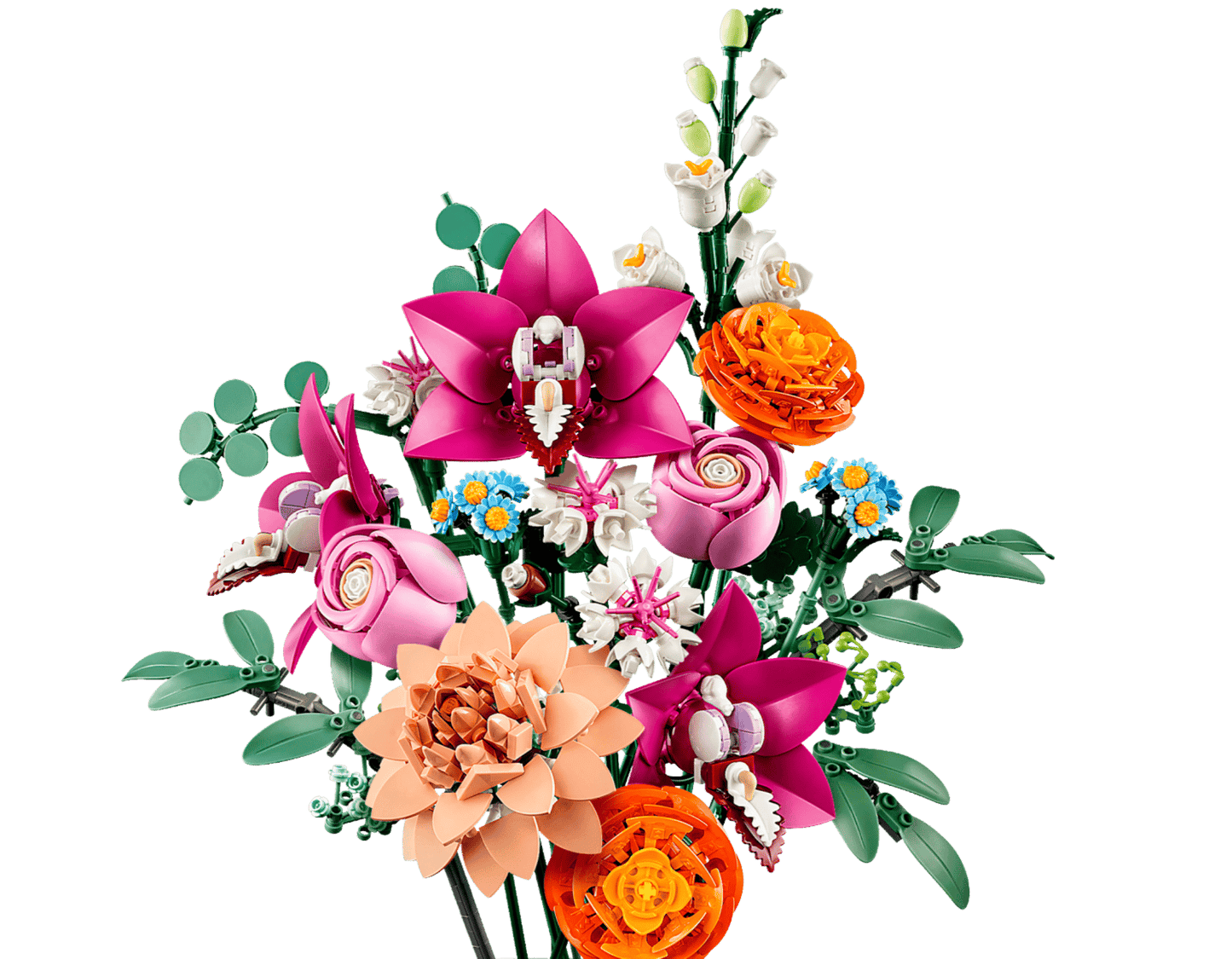 Pretty Pink Flower Bouquet (749 pcs)