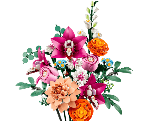 Pretty Pink Flower Bouquet (749 pcs)